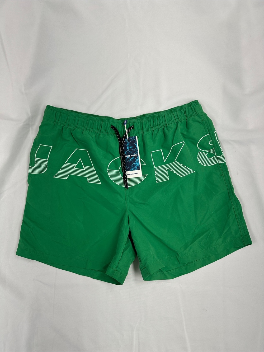 Jack by BB Dakota Bright Green Men's Swim Trunks